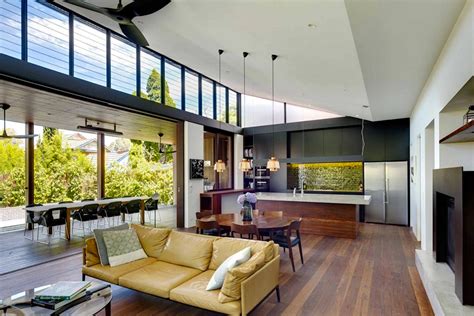 modern metal roof interior design